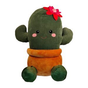 VHTF Aldi Large / Jumbo Plush Cactus by Little Town ~ 28" x 27" ALDI Exclusive!!